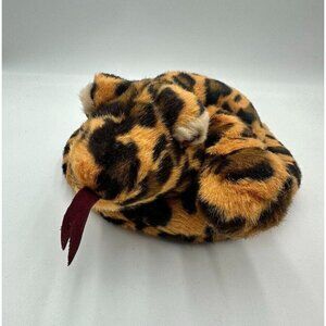 Snake Plush Vintage Jerry Elsner Animal Print Stuffed Toy 56x2" Realistic Rattle